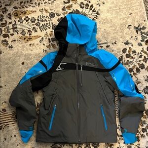 Spyder Black and Blue Jacket